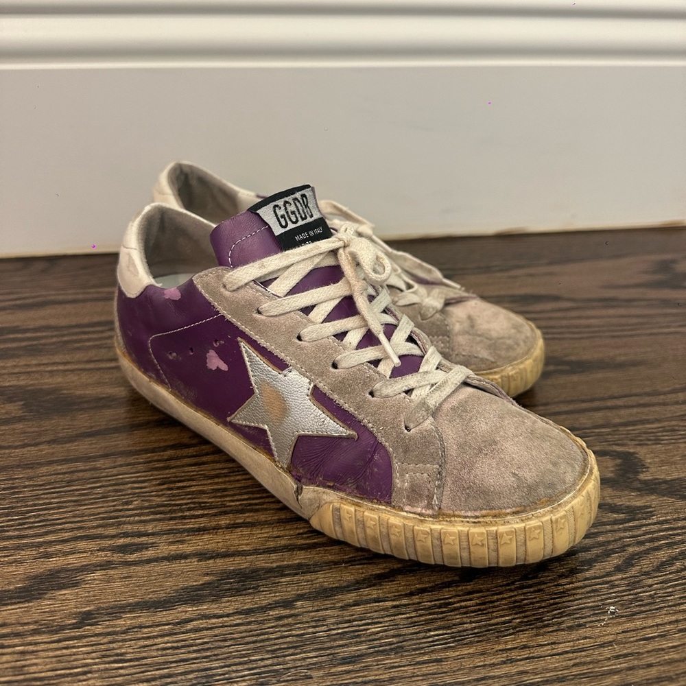 Purple Golden Goose sneakers Size 36